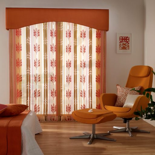 Orange Curtains
